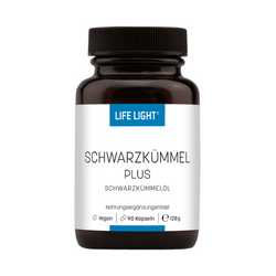 Olej z Czarnego Kminu Plus Witamina E | 90 kapsułek | Life Light