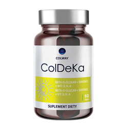 ColDeKa Colway 60 kapsułek - D i K + Ekstrakt z Shitake