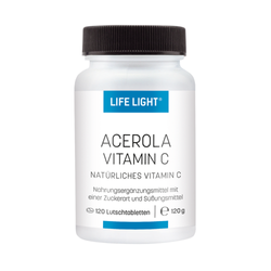Acerola Witamina C | 120 Tabletek do ssania | LIFE LIGHT