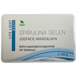 Spirulina Selen | 90 tabletek| Organiczny Selen | Life Light
