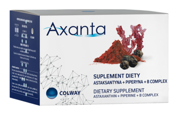 AXANTA Colwy - Astaksantyna + Piperyna + B Komplex 60 kapsułek