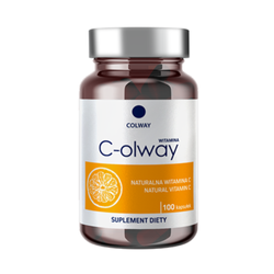 WITAMINA C - OLWAY NATURALNA | 200 MG | 100 KAPSUŁEK | COLWAY