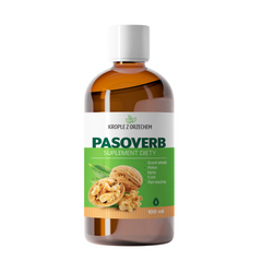 PASOVERB 100ml | Orzech włoski Piołun Dynia Czarnuszka Imbir | EkoToTu