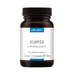 Miedź | Glukonian Miedzi (II) | 60 Kapsułek | 2 mg | LIFE LIGHT